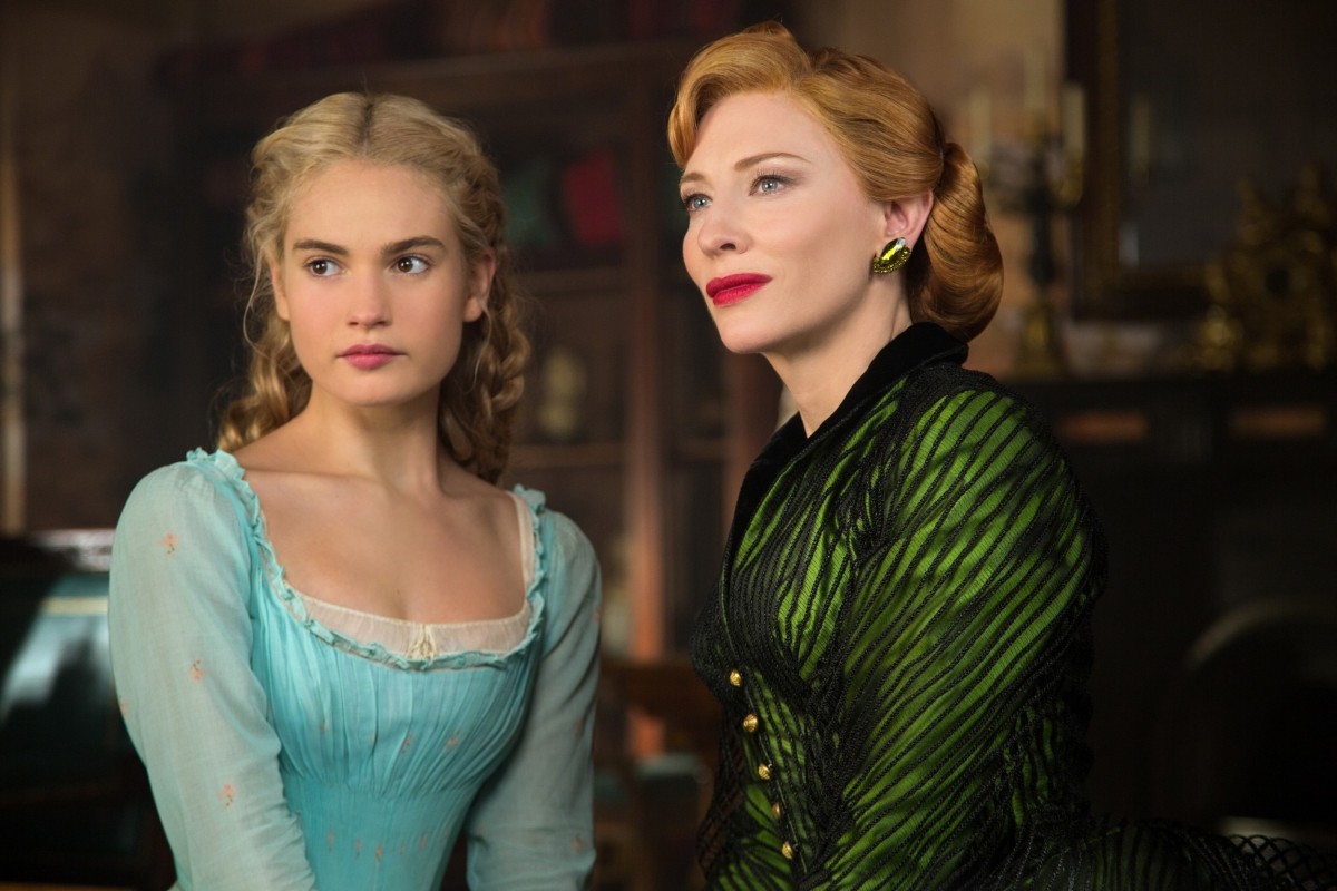 Lily James is Cinderella and Cate Blanchett is the Stepmother in Disney's live-action feature CINDERELLA which brings to life the timeless images from Disney's 1950 animated masterpiece as fully-realized characters in a visually dazzling spectacle for a whole new generation.